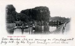 Molesey Lock,Hampton Court,river view
